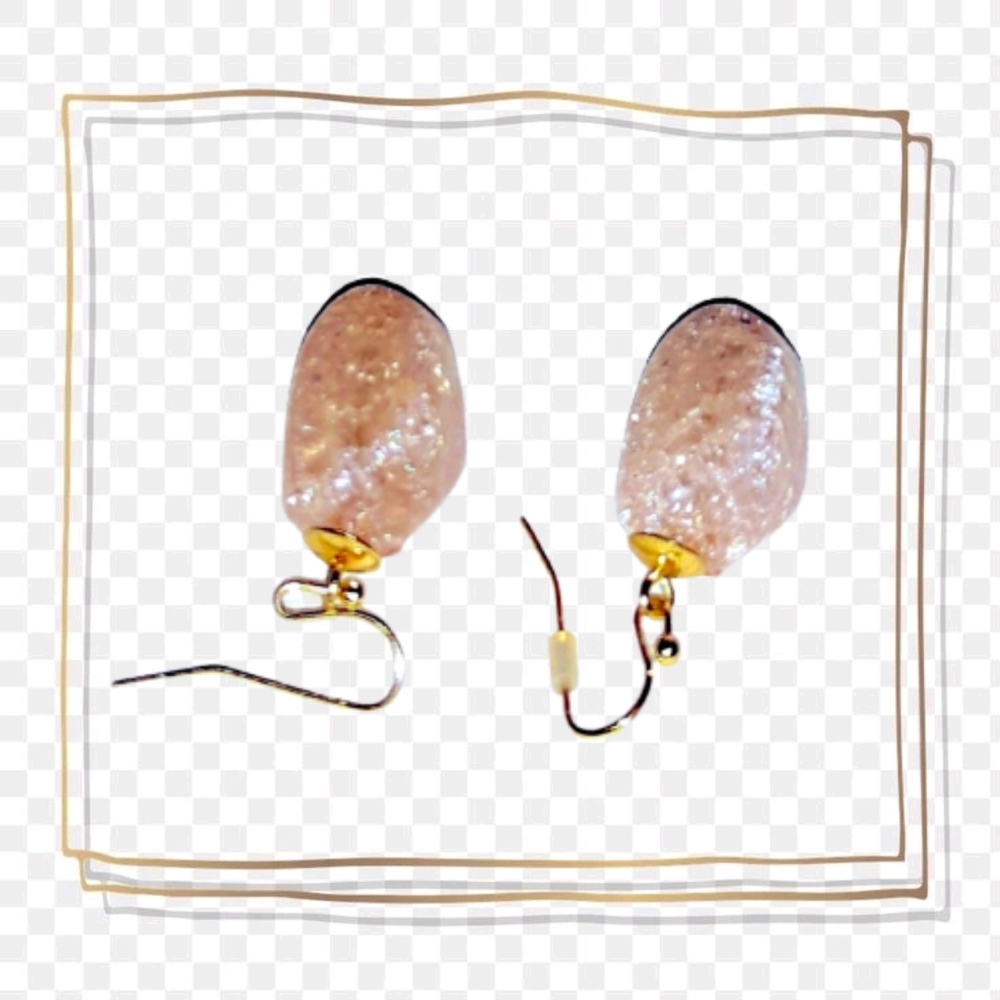Women's Blush Colored Stone Earrings